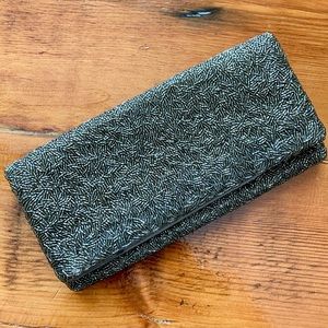 Banana Republic Grey Sequin Clutch